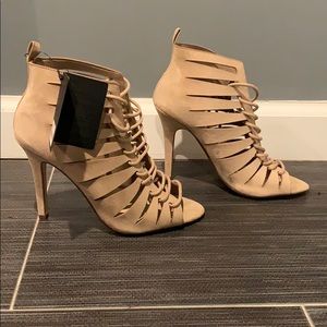 Nude colored heels